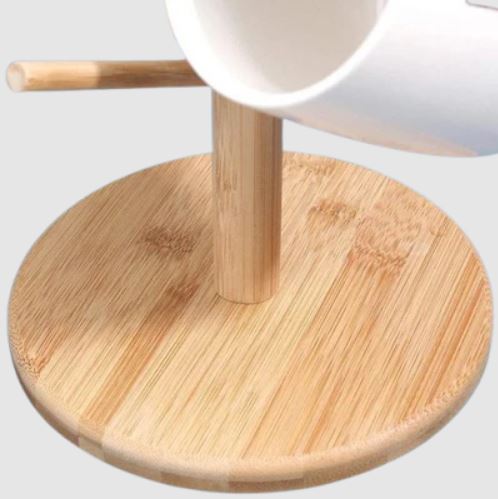 Premium Quality Wooden Mug Hanging Display Rack