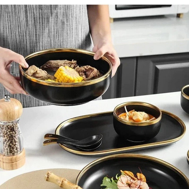 European Porcelain Dinner Set – 35 Pcs | Elegant Tableware in Pakistan