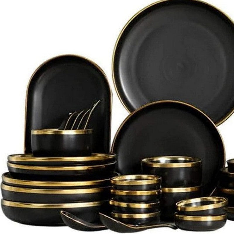 European Porcelain Dinner Set – 35 Pcs | Elegant Tableware in Pakistan
