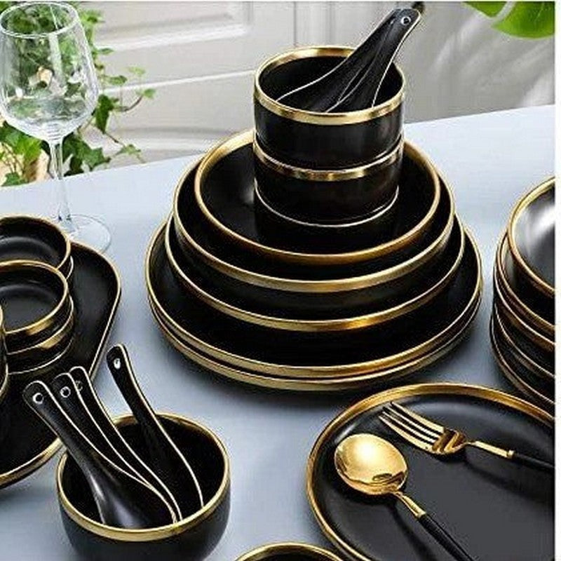 European Porcelain Dinner Set – 35 Pcs | Elegant Tableware in Pakistan