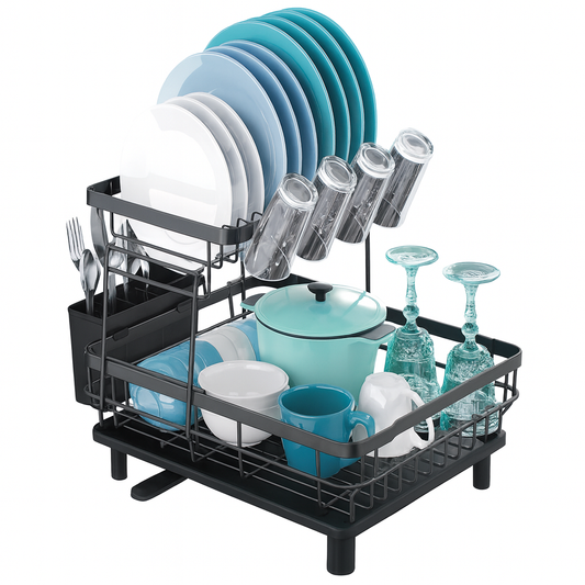 HausRoland 2-Tier Dish Drying Rack