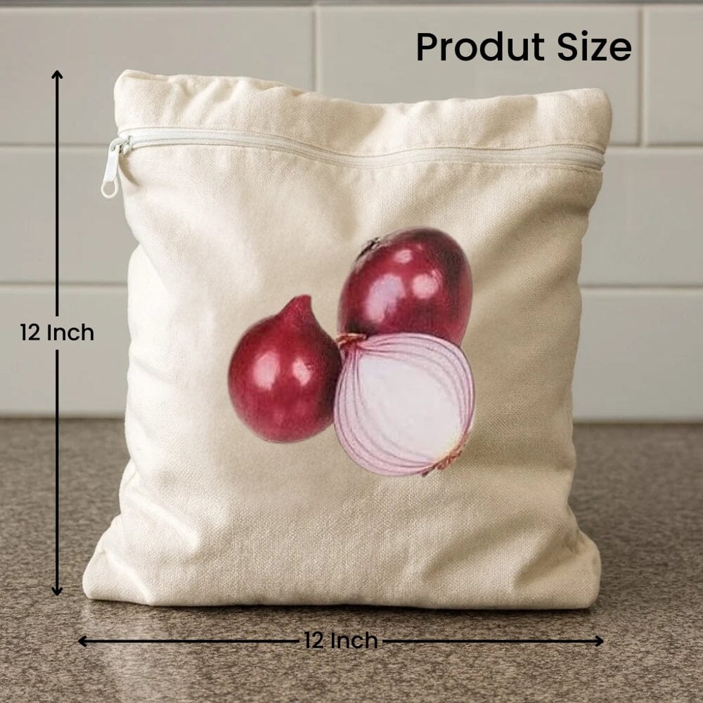 Cotton Vegetable Storage Bags | Reusable Fridge Organizer