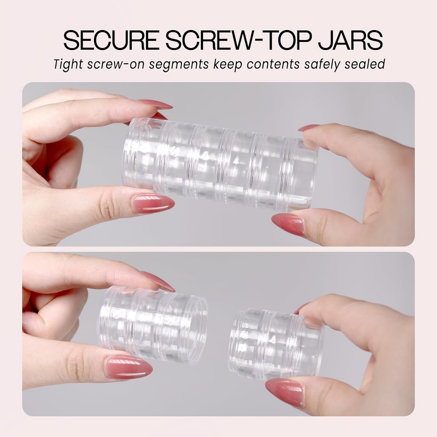 Multi-Layer Mini Jewellery Box – 5 Layer Transparent Organiser