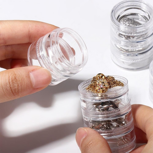 Multi-Layer Mini Jewellery Box – 5 Layer Transparent Organiser