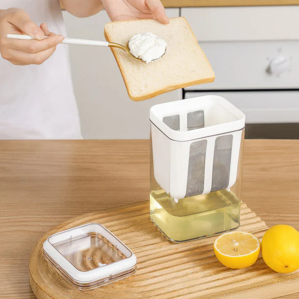 Yogurt Filter with Ultra-Fine Mesh Strainer – Greek Yogurt Maker & Nut Milk Kit