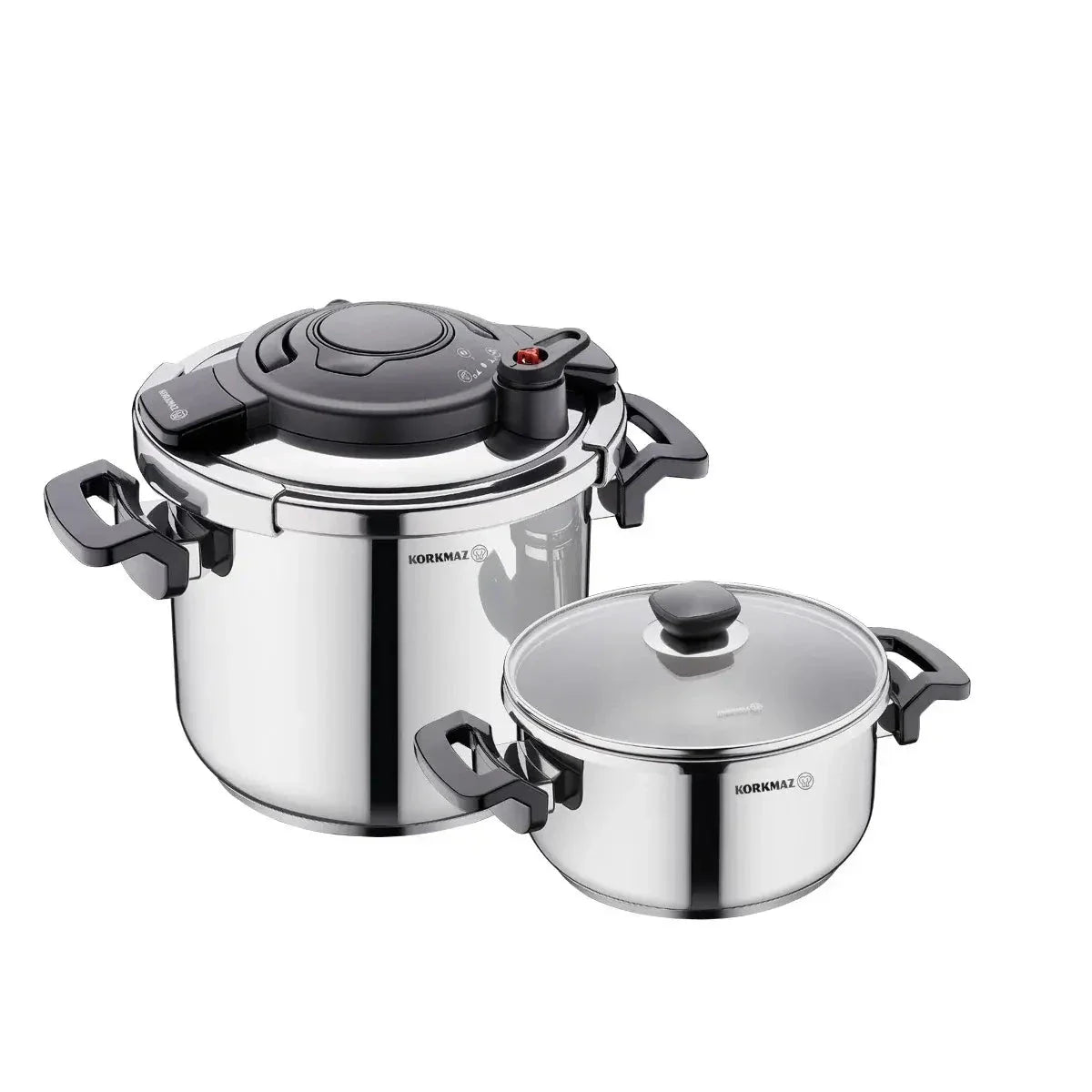 A178 Korkmaz Alessa 4 Piece Pressure Cooker Set