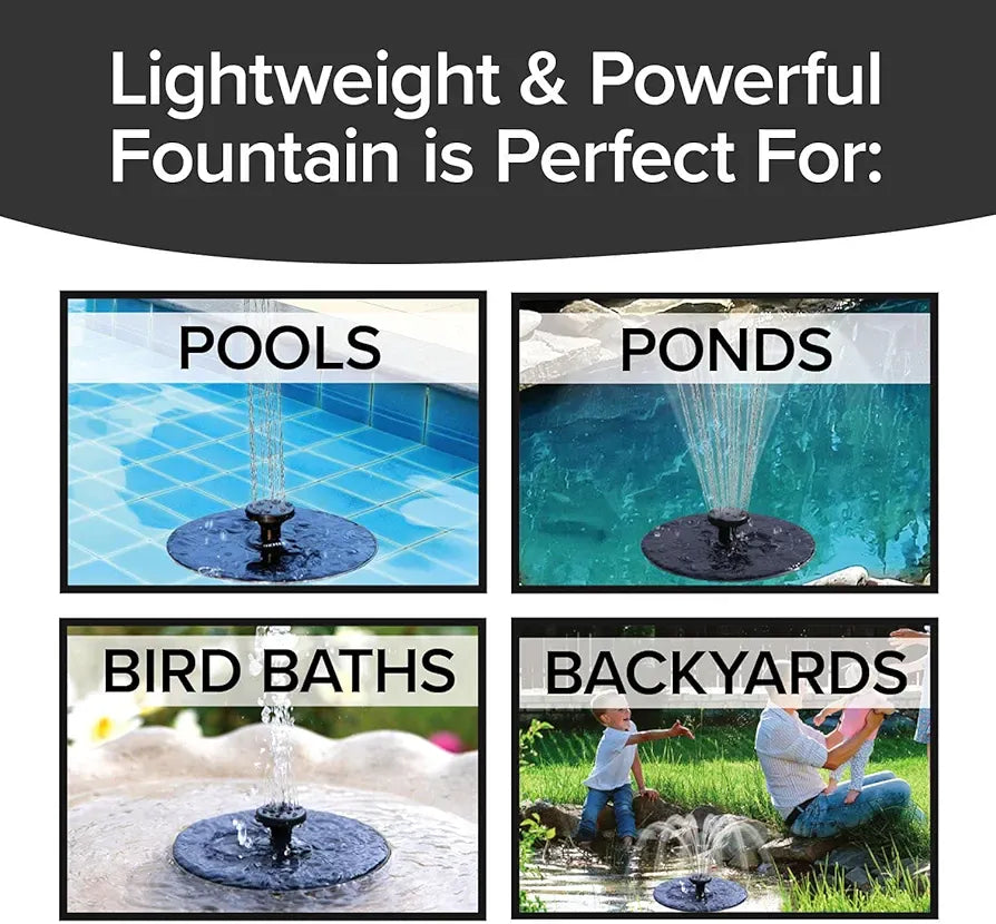 Solar Powered Magic Fountain