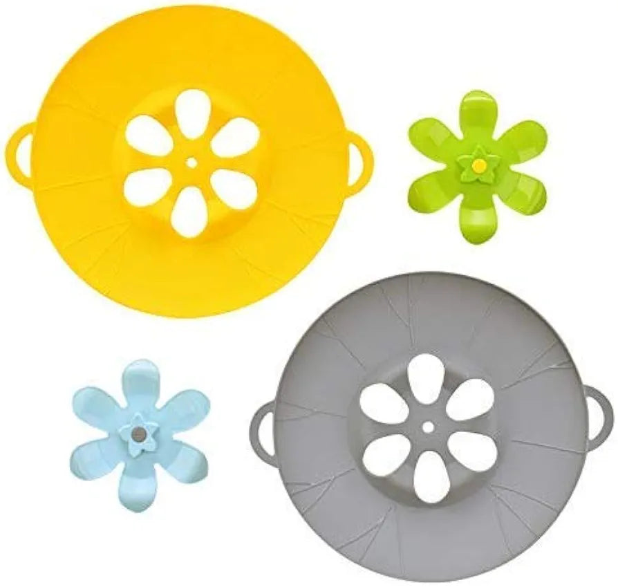 Silicone Anti Spill Stopper Lid Cover Multipurpose Kitchen Accessory