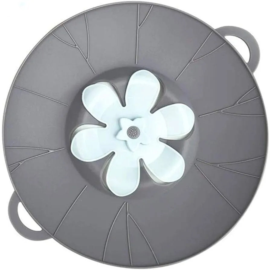 Silicone Anti Spill Stopper Lid Cover Multipurpose Kitchen Accessory