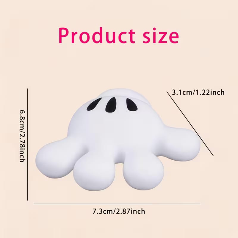 PalmGrip™ Cute Suction Cup Bathroom Hook | Towel, Toothbrush & Cable Organizer