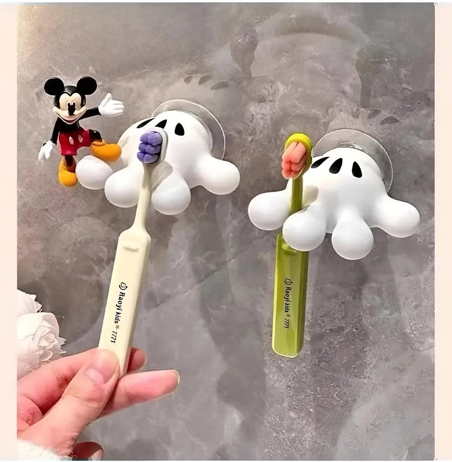 PalmGrip™ Cute Suction Cup Bathroom Hook | Towel, Toothbrush & Cable Organizer
