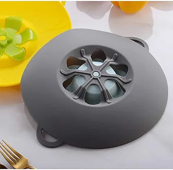 Silicone Anti Spill Stopper Lid Cover Multipurpose Kitchen Accessory