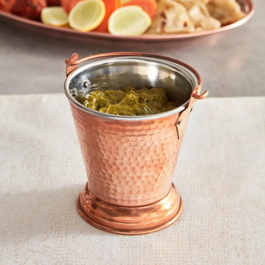 Desi Elegant Classic Style Cooper Serving Balti