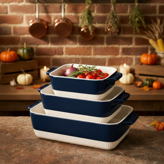 Danny Home 3-Pieces Bakeware Set With Handle