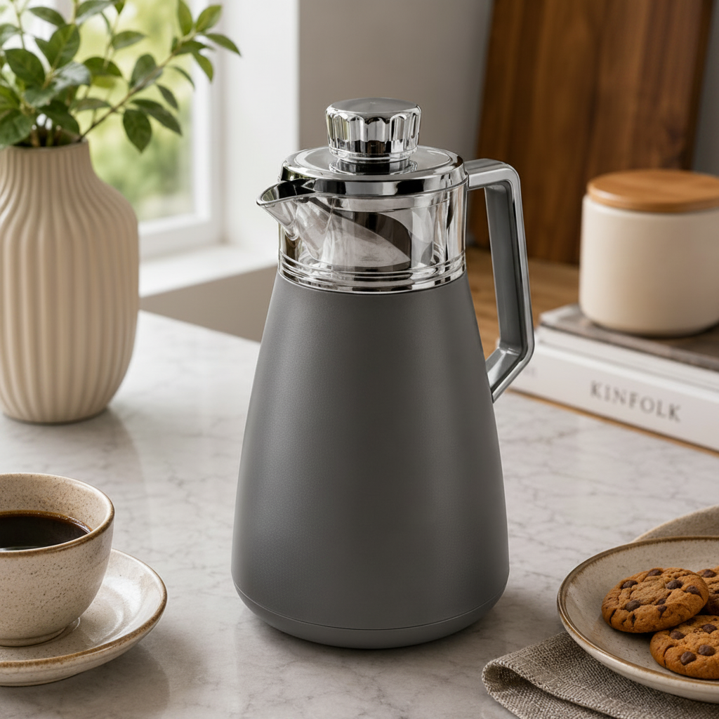Vacuum Insulated Hot & Cold Thermal Jug (1-Liter)
