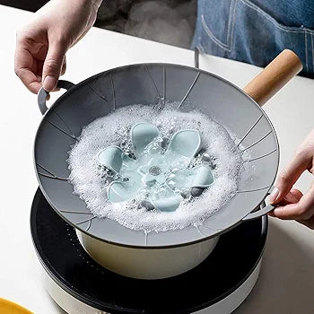 Silicone Anti Spill Stopper Lid Cover Multipurpose Kitchen Accessory