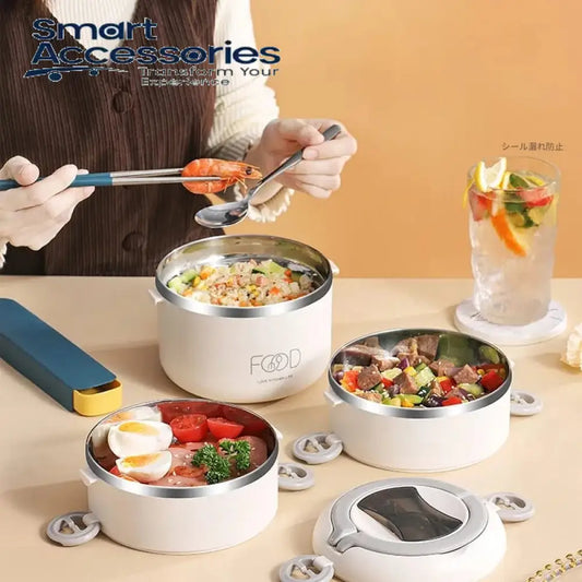 Stainless steel lunch box with thermal bag(high quality)