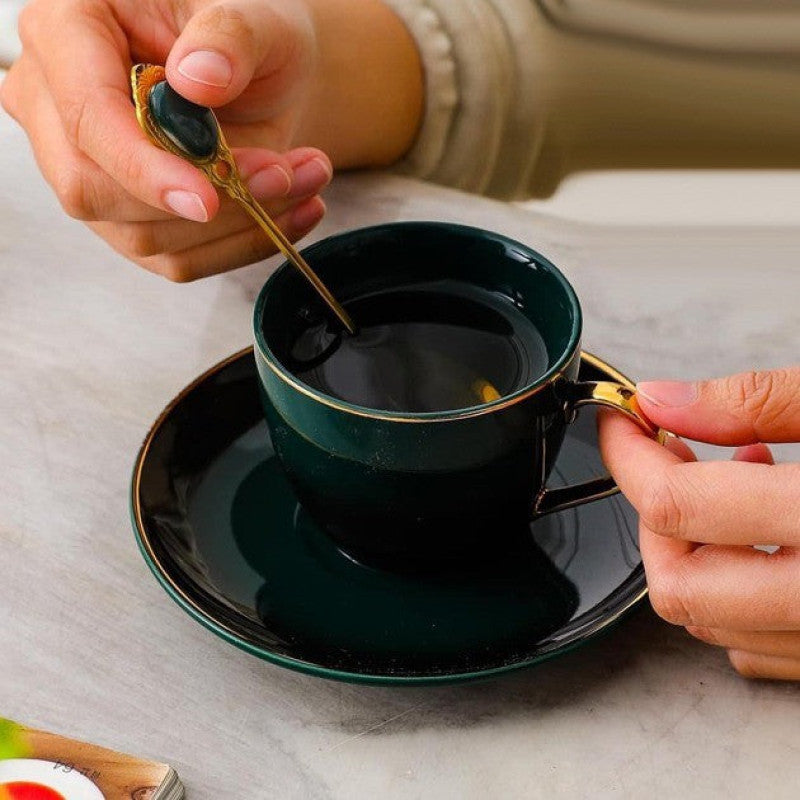 New Tea & Cake Set - Dark Green